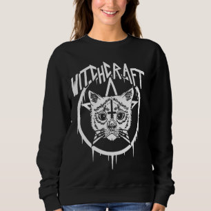 Sudadera Brujería satánica oculta Gato gatito gatito de gat
