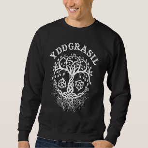 Sudadera Brujería Wicca Pagana Yddgrasil Árbol De La Vida