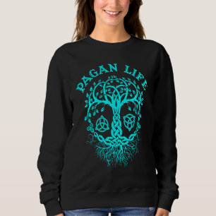 Sudadera Brujería Wiccan Pagano Árbol De La Vida 12