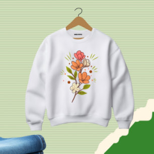 Sudadera Brunch floral