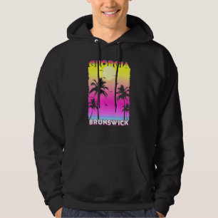 Sudadera Brunswick Georgia Ga Summer Vintage Sunset