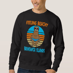 Sudadera Brunswick Islands Vacation Fun Sloth