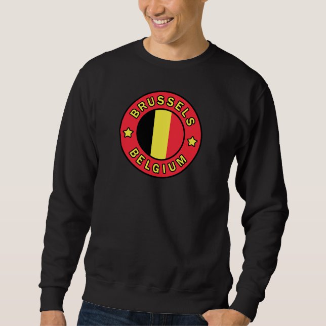 Sudadera Bruselas Bélgica (Anverso)