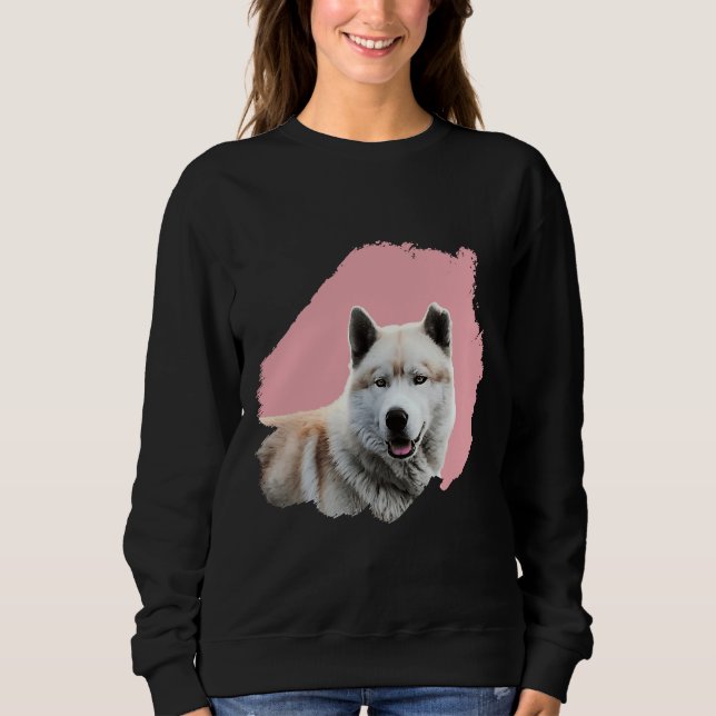 Sudadera Brush Dog Husky (Anverso)