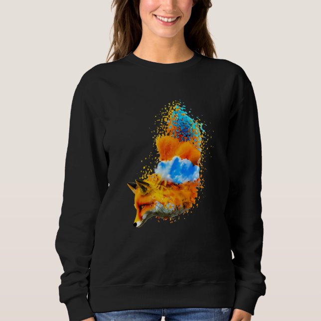 Sudadera Brushstroke Fox (Anverso)