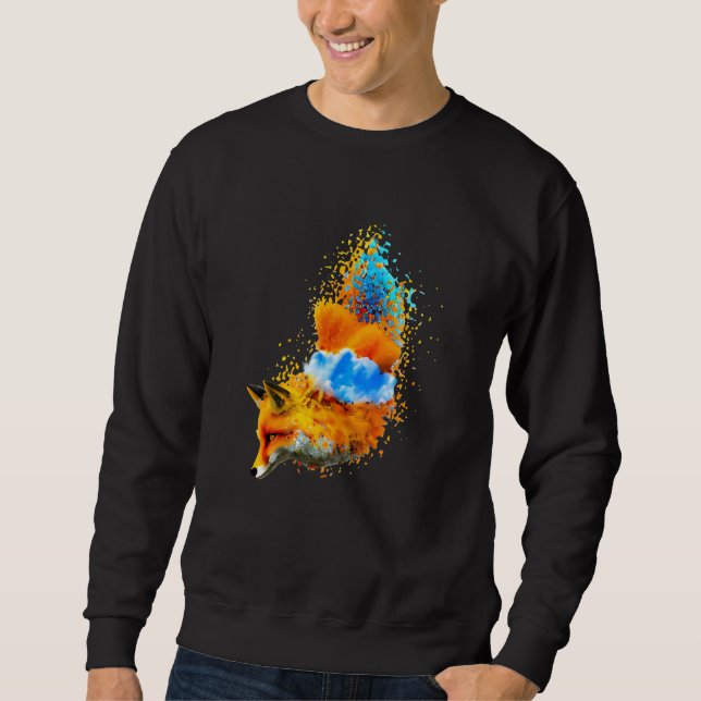 Sudadera Brushstroke Fox (Anverso)