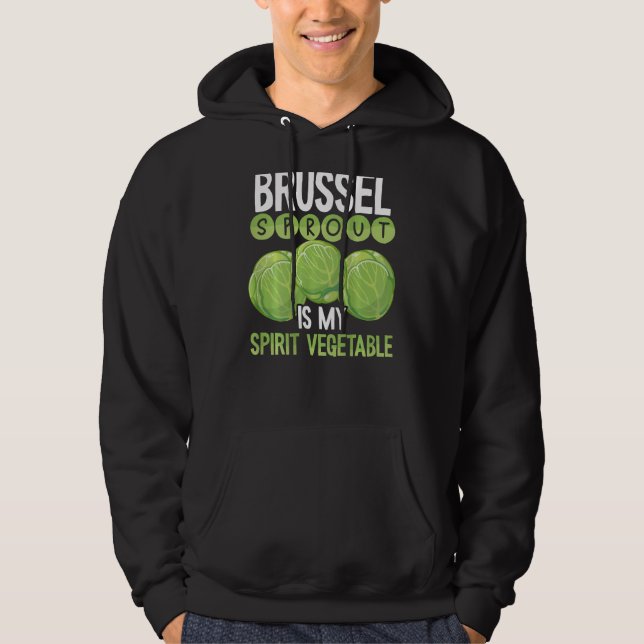 Sudadera Brussels Sprout Is My Spirit Vegetable Backprint V (Anverso)