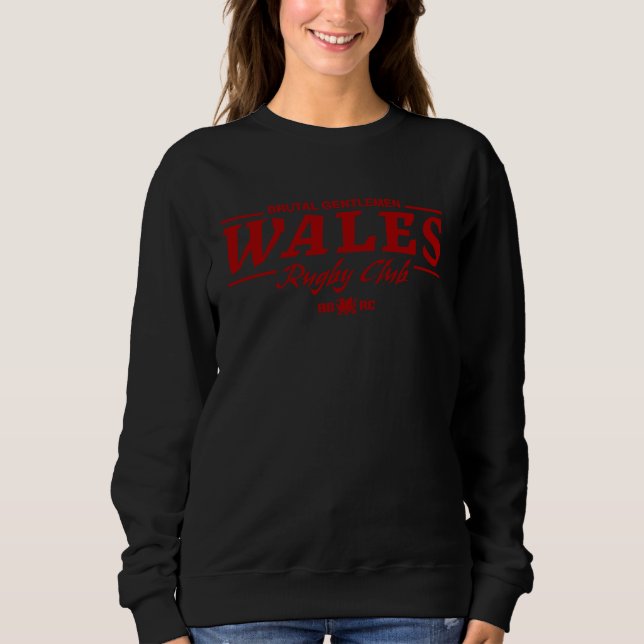 Sudadera Brutal Gentlemen Rugby Club Wales (Anverso)