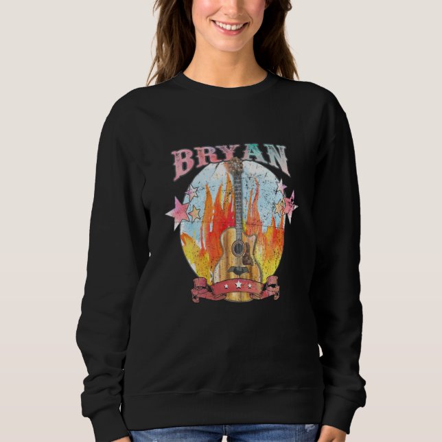 Sudadera Bryan Guitar Musician 70s Western Texas Legends Li (Anverso)