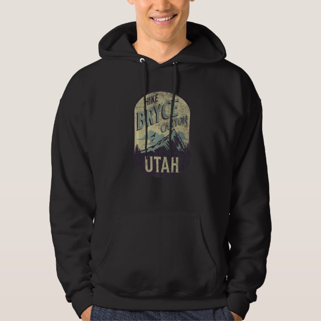 Sudadera Bryce Canyon Utah Hike Mountain al aire libre Vint (Anverso)