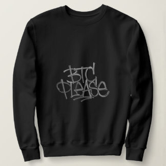 Sudadera "BTC Please" (Negro)