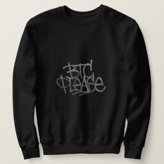 Sudadera "BTC Please" (Negro)