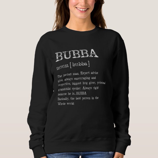 Sudadera Bubba Definition Grandpa Father's Day (Anverso)