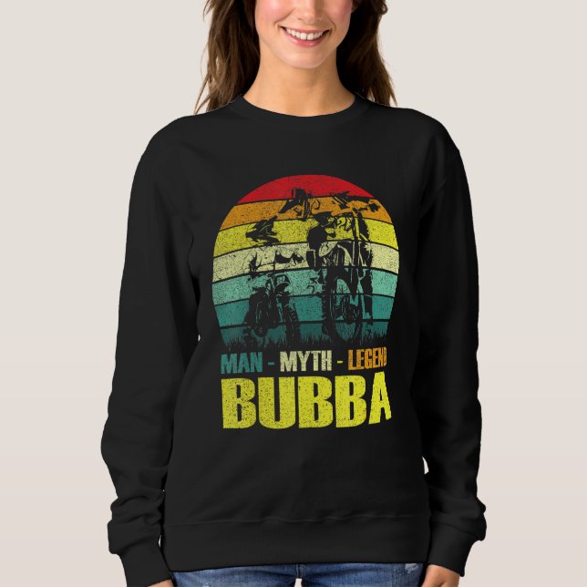 Sudadera Bubba El Hombre El Mito La Leyenda (Anverso)