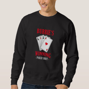 Sudadera Bubbie's Winning Poker Casino Grandma Gambling Nan