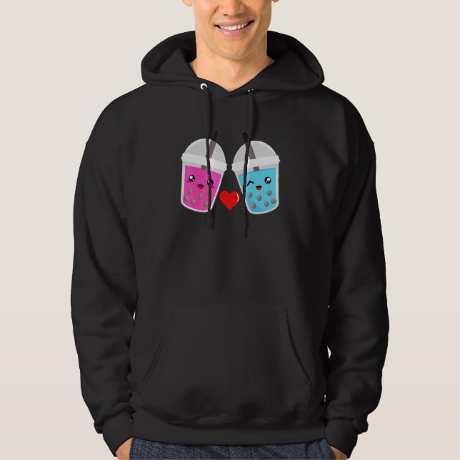 Sudadera Bubble Tea Cult Bebe Tea Drinker Heart (Anverso)