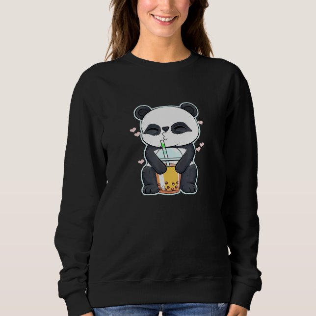 Sudadera Bubble Tea Panda (Anverso)