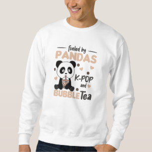 Sudadera Bubble Tea Panda Chocolate K-Pop And Boba