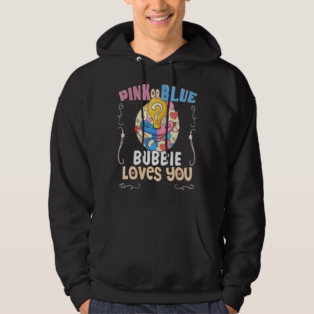 Sudadera Bubby rosa o azul te ama abuela judía 1 (Anverso)