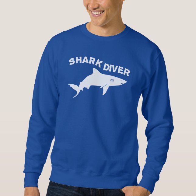 Sudadera Buceador de tiburones (Anverso)