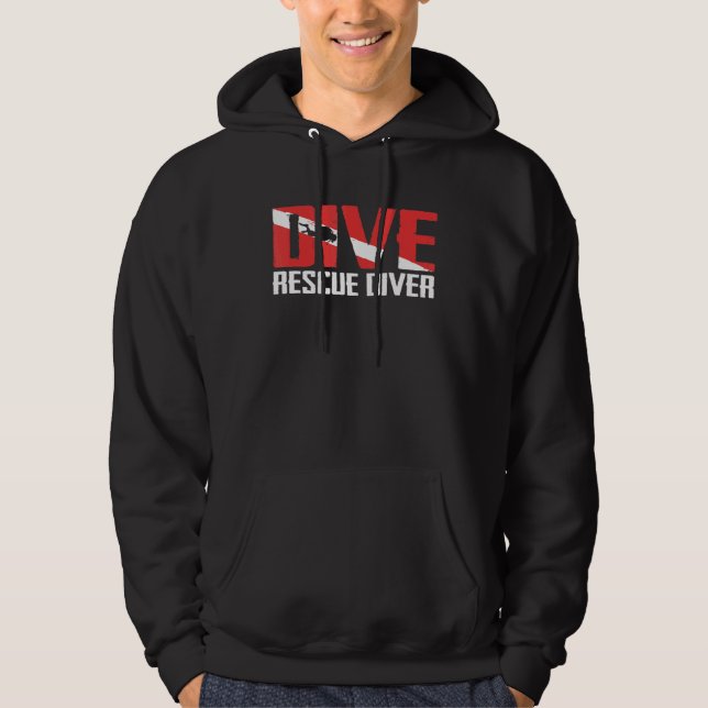 Sudadera Buceo de inmersión Buceador de rescate de buzo oce (Anverso)