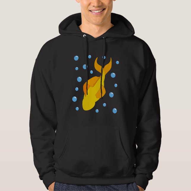Sudadera Buceo de peces amarillos (Anverso)