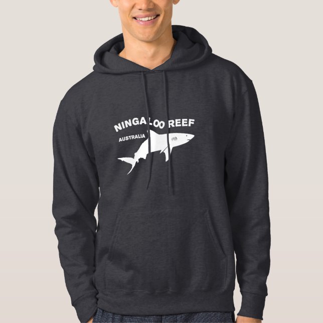 Sudadera Buceo De Tiburón En Australia, Arrecife Ningaloo (Anverso)