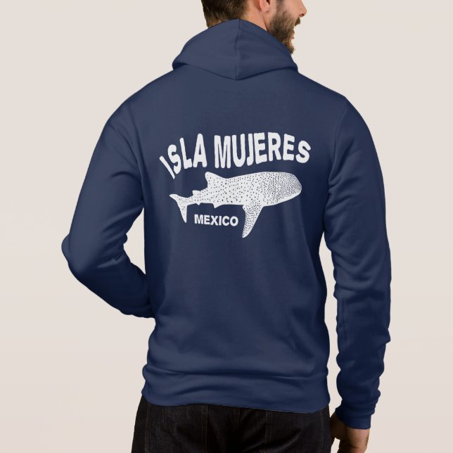Sudadera Buceo de Whale Shark Scuba | Isla Mujeres (Reverso)