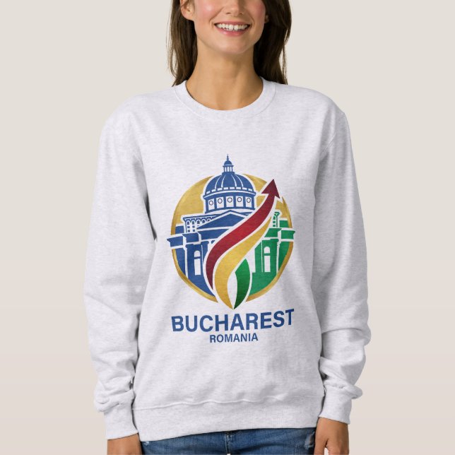 Sudadera Bucharest Romania Eastern European (Anverso)