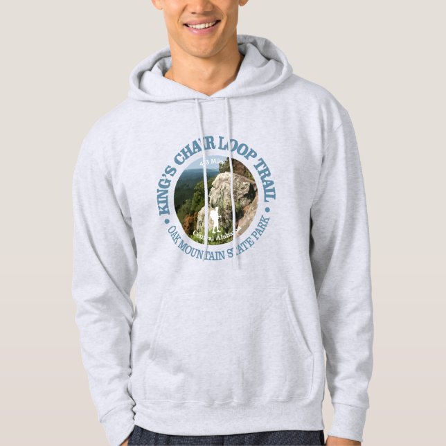 Sudadera Bucle de la silla del rey (rd) (Anverso)