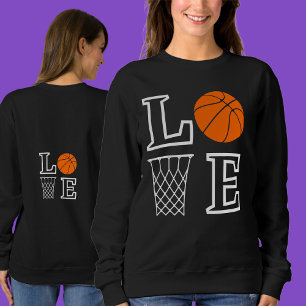 Sudadera Bucles de baloncesto, regalo del jugador de balonc