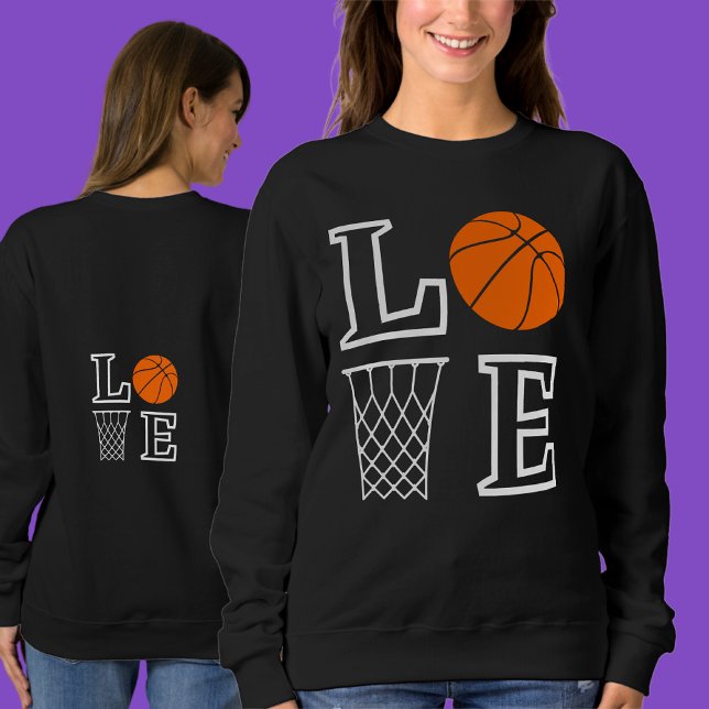 Sudadera Bucles de baloncesto, regalo del jugador de balonc (Subido por el creador)