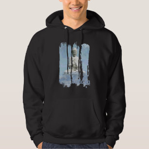 Sudadera Buda Budismo Moda Mujeres Hombres Meditación Azul