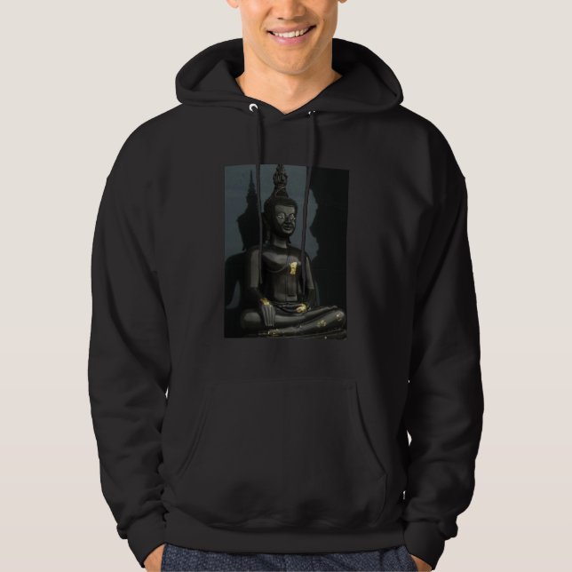 Sudadera Buda negro... Nong Khai, Isaan, Tailandia (Anverso)