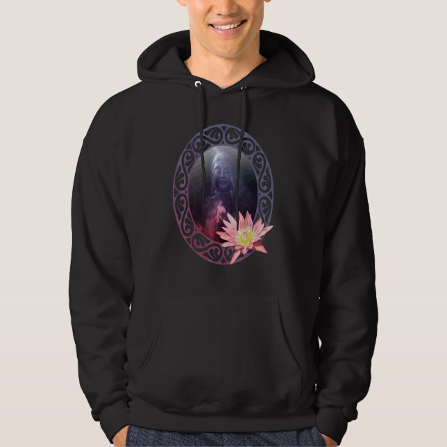 Sudadera Buda Siddhartha Gautama Flor de Loto Moda Clo (Anverso)