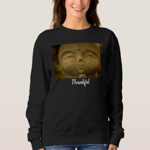 Sudadera Buda sonriente agradecido Mujer