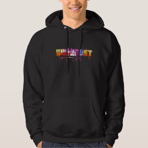 Sudadera Budapest: acuarela del recuerdo de las letras de B