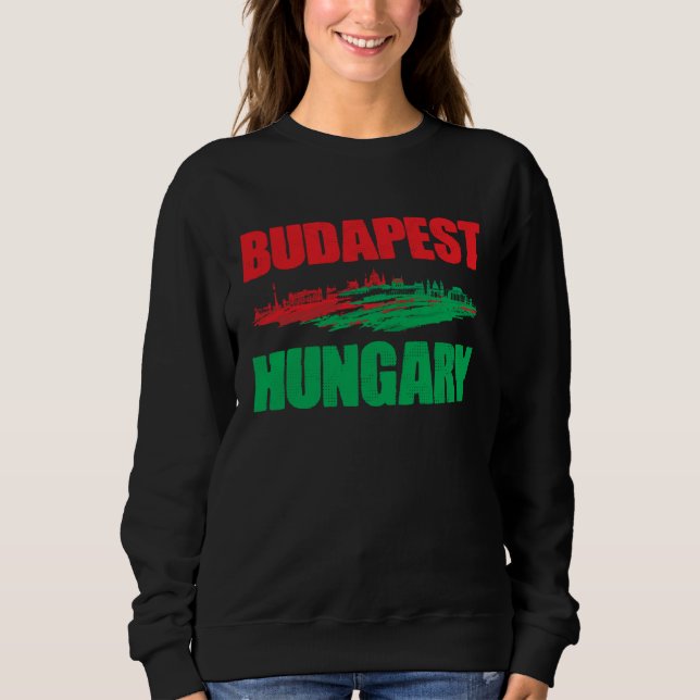 Sudadera Budapest Hungary Europe Travel (Anverso)