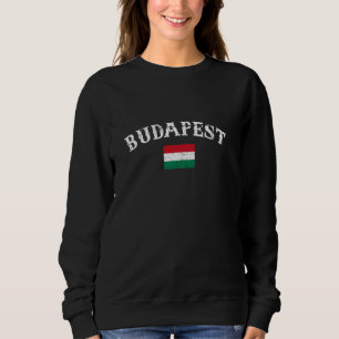 Sudadera Budapest Vintage Magyarország Hungría Orgullo de H