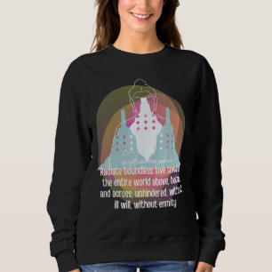 Sudadera Buddha Gautama Misteridad Paz Amor Amabilidad M