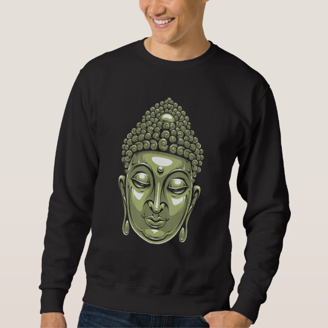 Sudadera Buddha Head Siddhartha Gautama (Anverso)