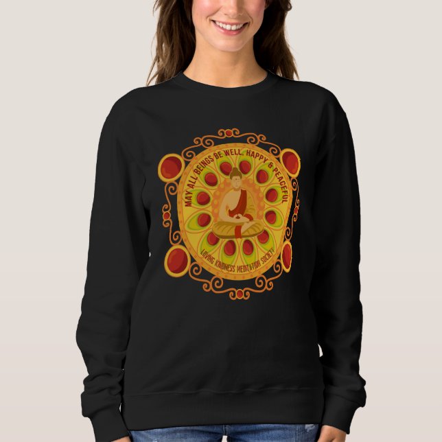 Sudadera Buddha Mindfulness Buddhist Gautama Buddhism Lovin (Anverso)