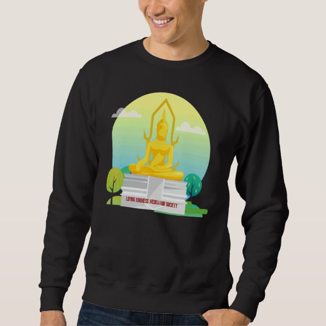 Sudadera Buddha Mindfulness Buddhist Gautama Buddhism Lovin (Anverso)