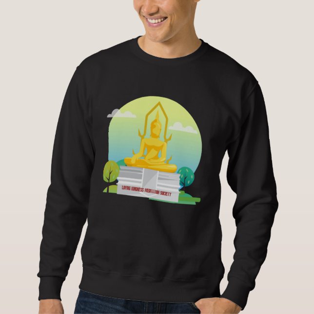 Sudadera Buddha Mindfulness Buddhist Gautama Buddhism Lovin (Anverso)