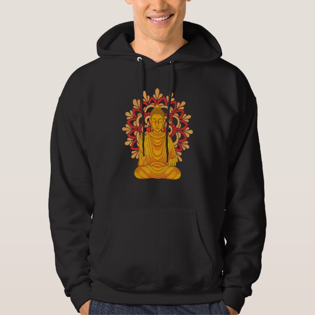 Sudadera Buddhist Mandala Spiritual Meditation Zen Buddhism (Anverso)