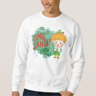 Sudadera ¡Buddy el Elf Dios mío Santa! ¡Lo Conozco!