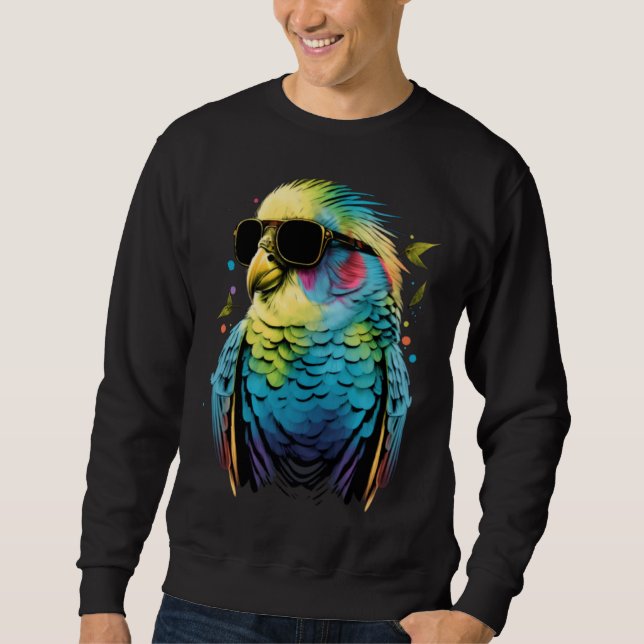 Sudadera Budgie Budgerigar Parakeet Bird  6 (Anverso)