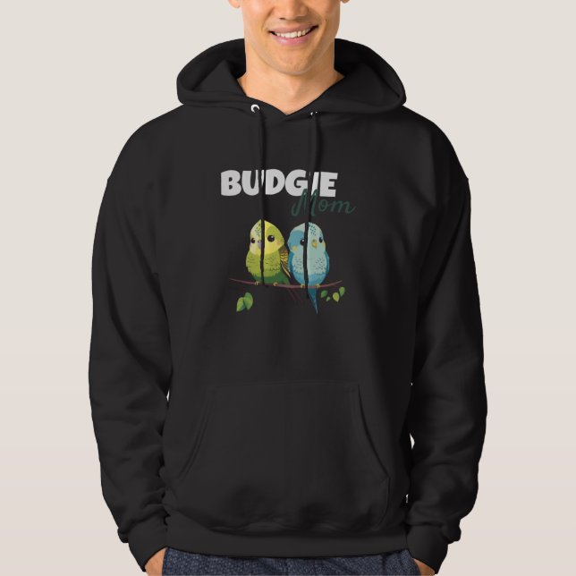 Sudadera Budgie Mom Budgerigar Parakeet Bird 58 (Anverso)