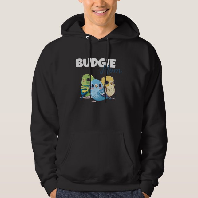 Sudadera Budgie Mom Budgerigar Parakeet Bird 73 (Anverso)