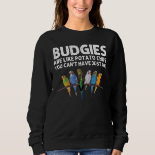 Sudadera Budgie Para Hombres Mujeres Cockatiel Parakeet